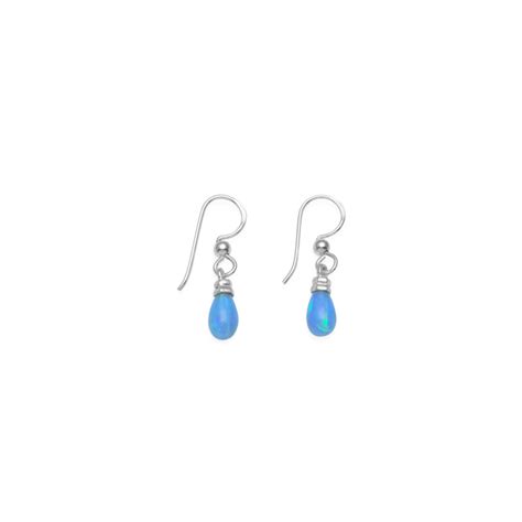 Tear drop Czelline opal earrings 